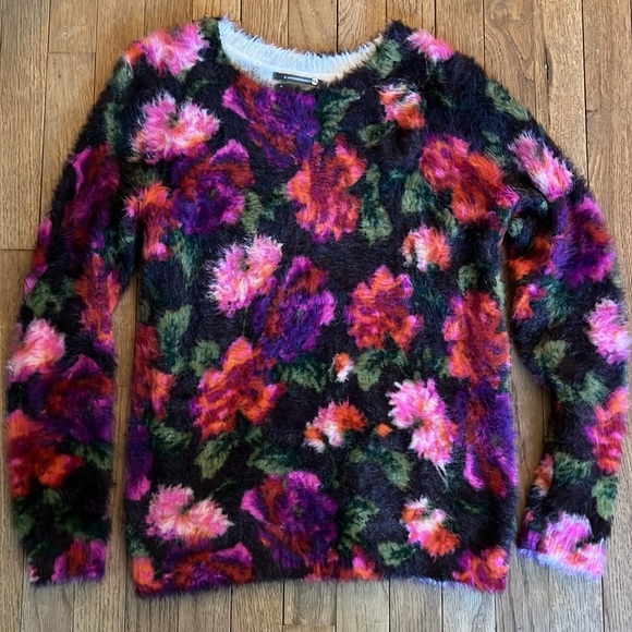Anthropologie soft floral sweater - Picture 1 of 3